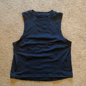 Lululemon black high neck tank Size 4/small